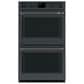 Cafe Handle Kit for Double Wall Oven in Brushed Black, , large