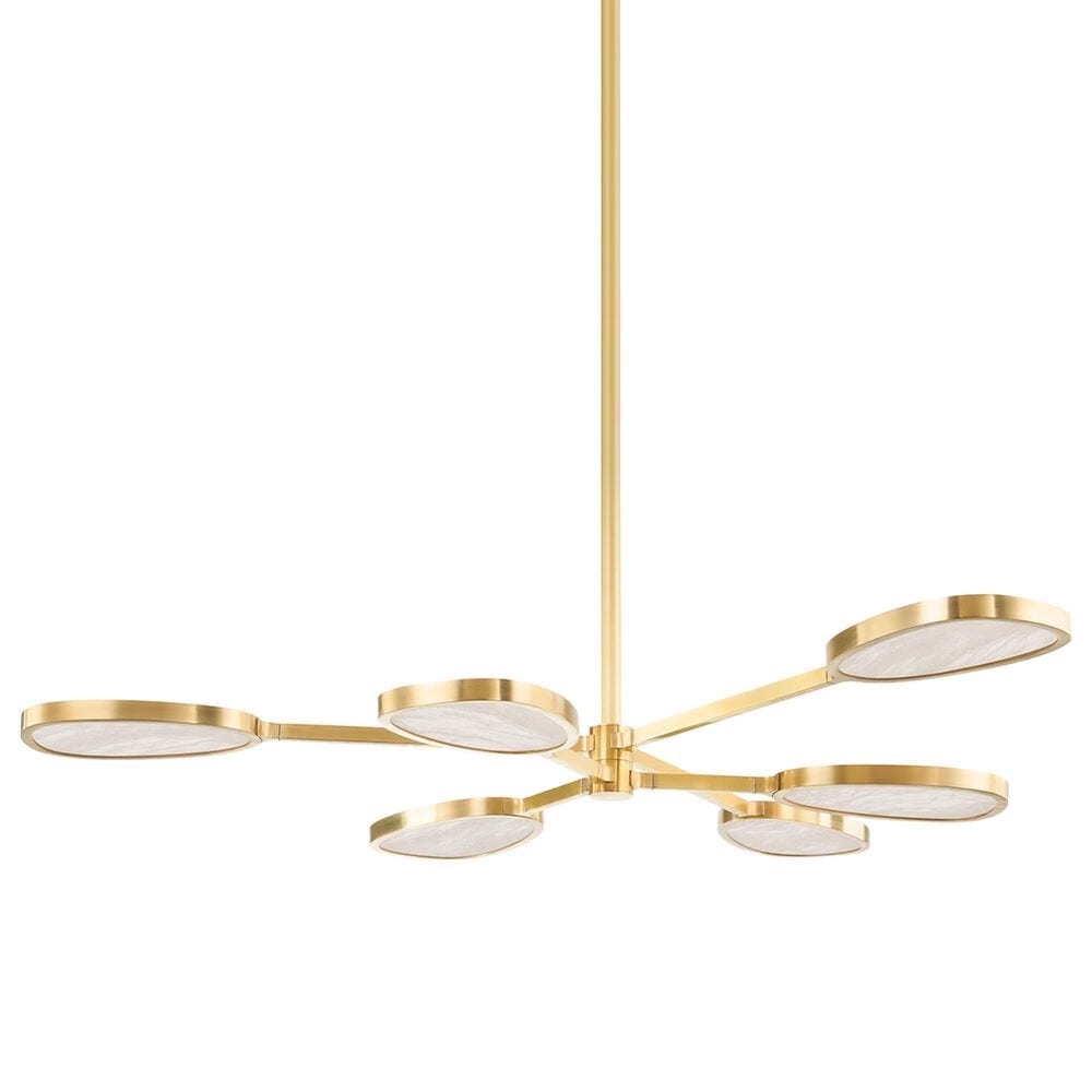 Corbett Lighting Patras 6-Light Chandelier in Vintage Brass, , large