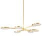 Corbett Lighting Patras 6-Light Chandelier in Vintage Brass, , large