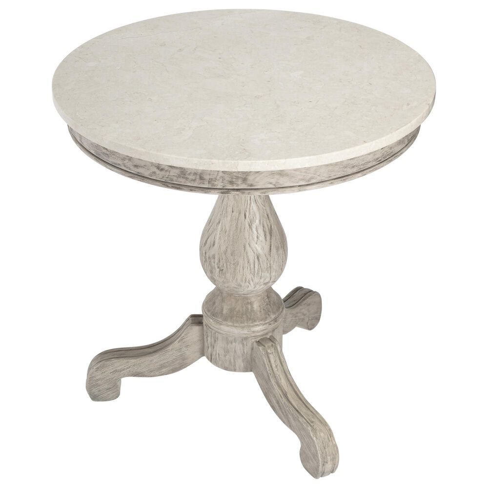 Butler Danielle Accent Table in Rustic Grey and Marble, , large