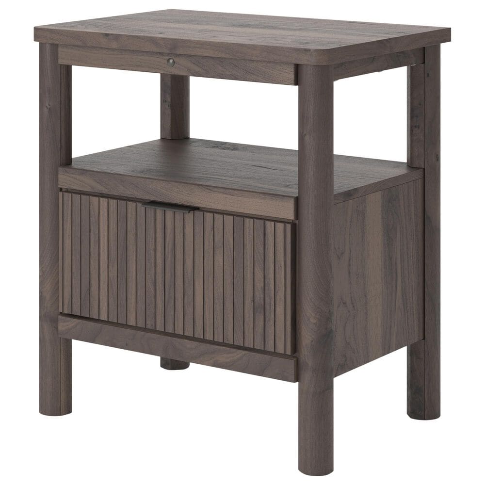 Ashley 5-Piece Queen Panel Platform Bedroom Set in Rich Brown, , large