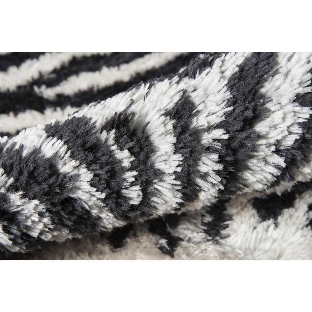 Novogratz Kalahary KAL-1 5&#39; x 7&#39;6&quot; Black Area Rug, , large