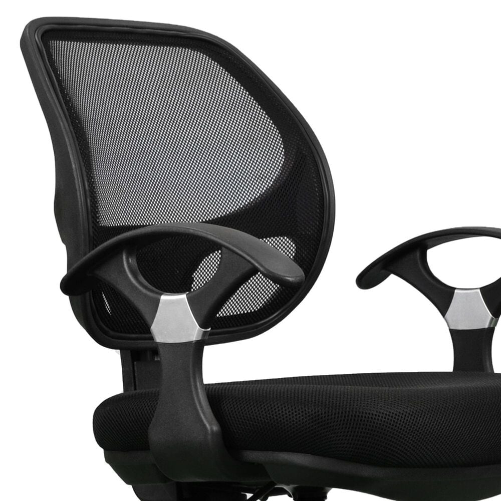 Rta Products Llc Midback Mesh Task Office Chair in Black, , large