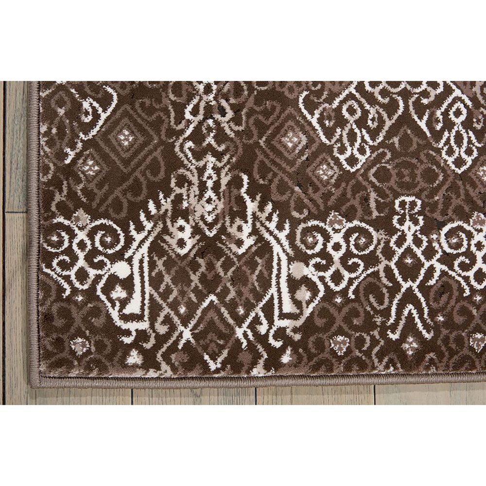 Nourison Karma KRM04 5&#39;3&quot; x 7&#39;4&quot; Mocha Area Rug, , large