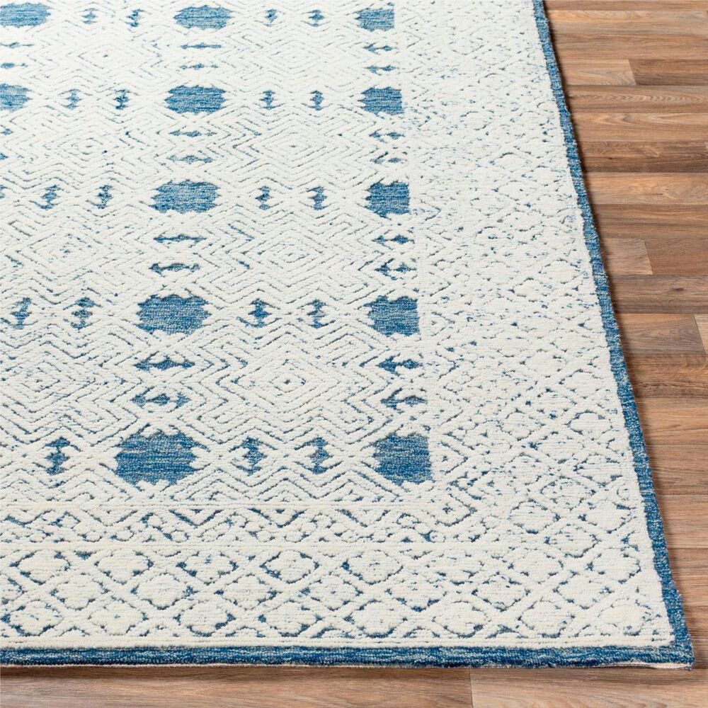 Surya Louvre Dark Blue, Cream and Pale Blue 10&#39; x 14&#39; Area Rug, , large