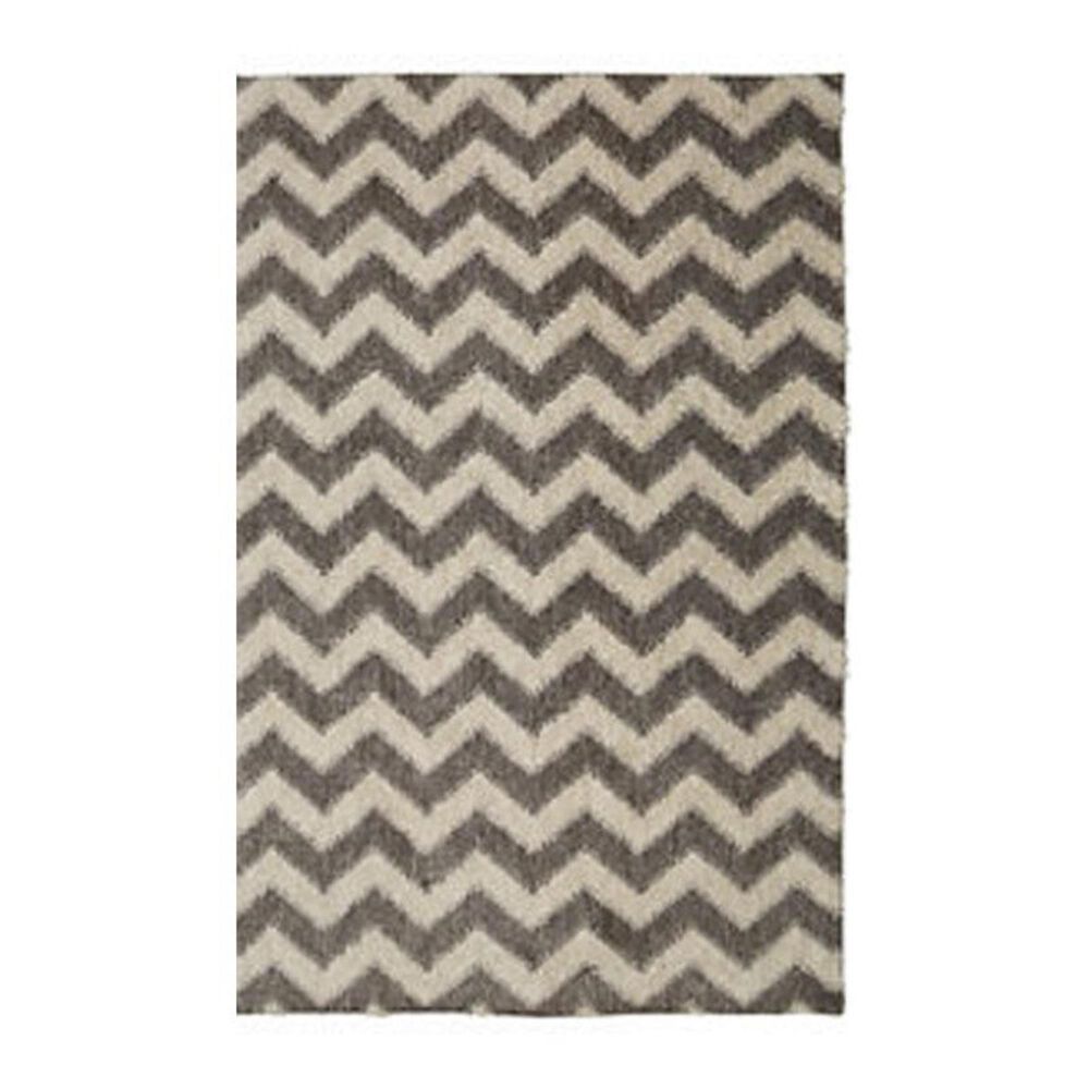 Mohawk Laguna LAGUNA-STITCHED-CHEVRON-GRAY 5" x 8" Gray Area Rug, , large