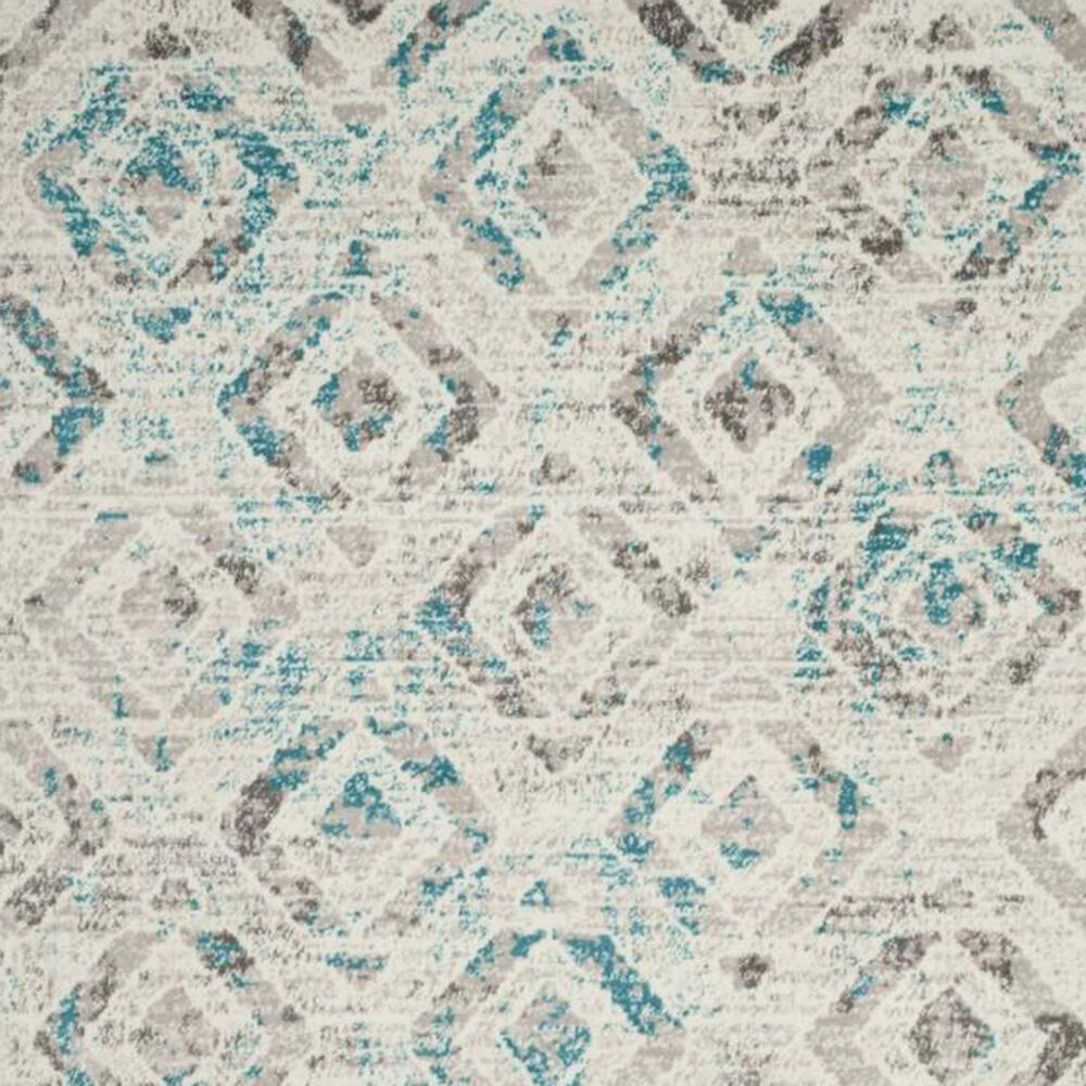 Safavieh Skyler SKY190D 2&#39; x 12&#39; Ivory and Blue Runner, , large