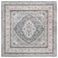Safavieh Isabella 6"7" Square Grey and Cream Area Rug, , large