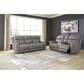 Ashley 5Z-Comfort Power Recliner Loveseat with Console and Adjustable Headrest in Coin, , large