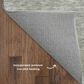 Dalyn Rug Company Soft Essentials Solid Silver 8" Round Indoor/Outdoor Area Rug, , large