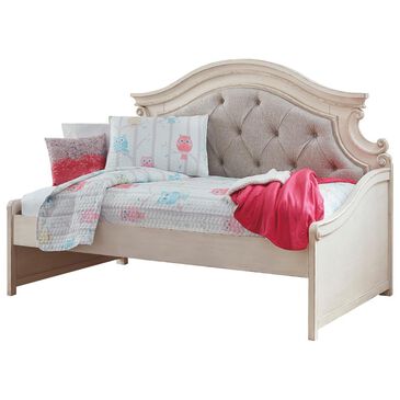 Ashley Realyn Twin Daybed in Chipped White and Brown, , large