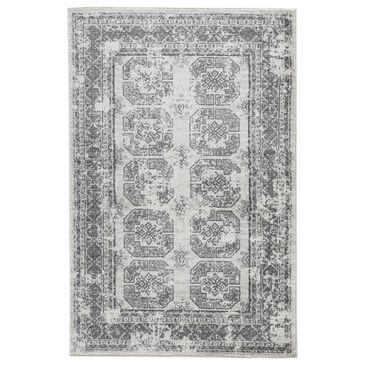 Signature Design by Ashley Jirou 7"10" x 9"10" Cream and Gray Area Rug, , large