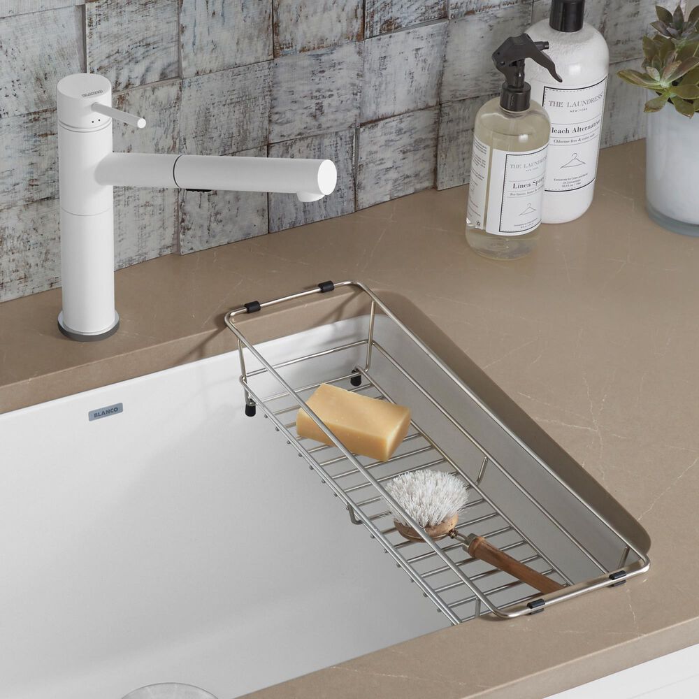 Blanco Liven/Quatrus Task Basket in Stainless Steel, , large