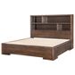 Legacy Classic Architect 3-Piece Queen Bookcase Bedroom Set in Onyx with LED Lighting, , large
