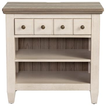 Belle Furnishings Heartland 1 Drawer Nightstand in Antique White, , large