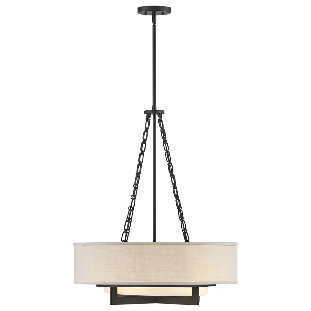 Savoy House Brentwood 4-Light Pendant in Matte Black, , large