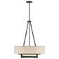 Savoy House Brentwood 4-Light Pendant in Matte Black, , large