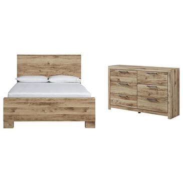 Ashley Hyanna 2-Piece King Bedroom Set in Golden Rustic, , large