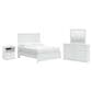 Ashley Bostwick Shoals 4-Piece King Panel Bedroom Set in White, , large