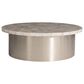 Bernhardt Shimla Cocktail Table in White and German Silver, , large