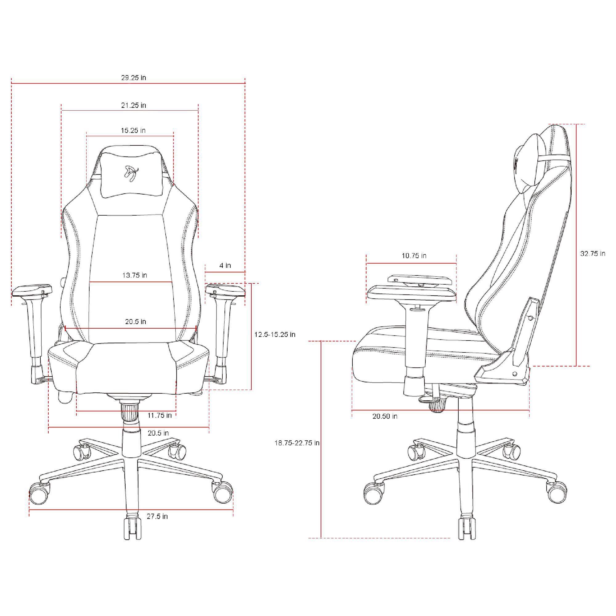 Arozzi Primo Premium Woven Fabric Gaming Office Chair with High