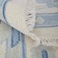 Feizy Karina 5"6" x 8"6" Ivory and Blue Area Rug, , large