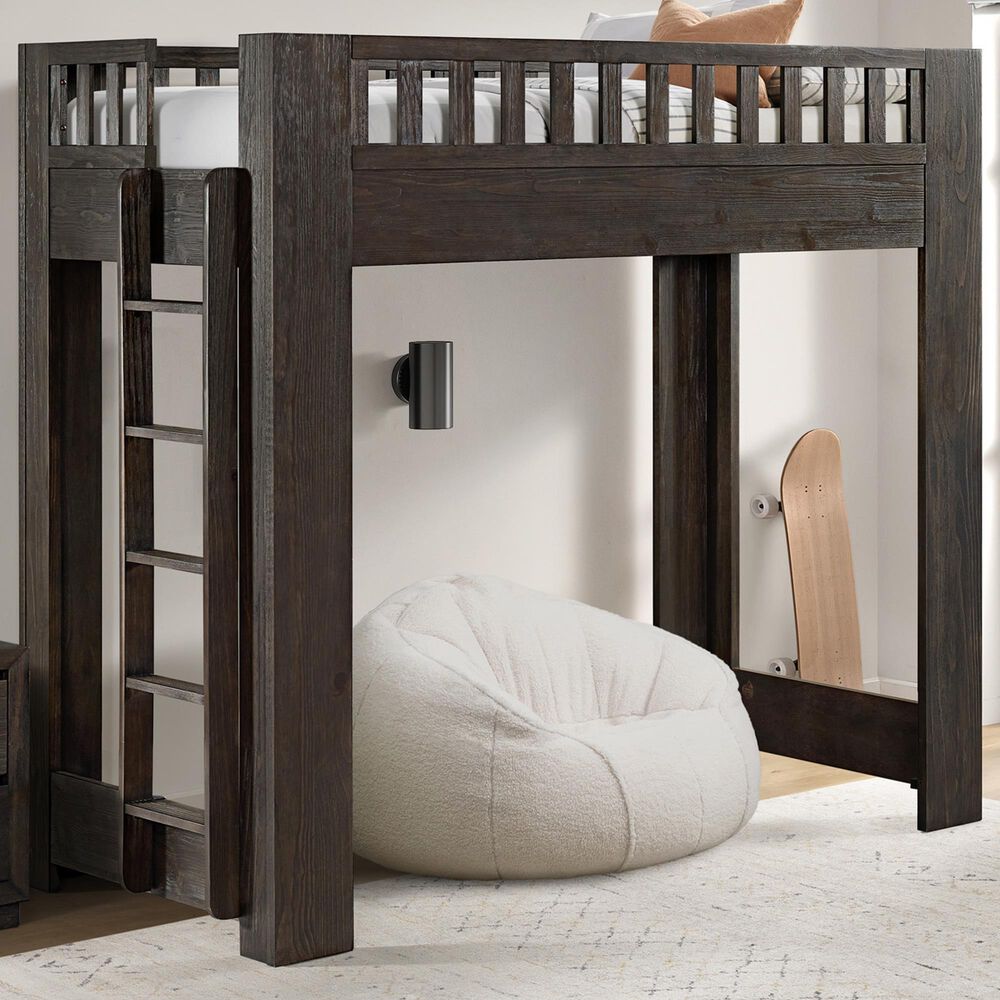 Eastern Shore Twin Loft Bed in Cocoa, , large