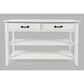 Waltham North Fork Sofa Table in White, , large