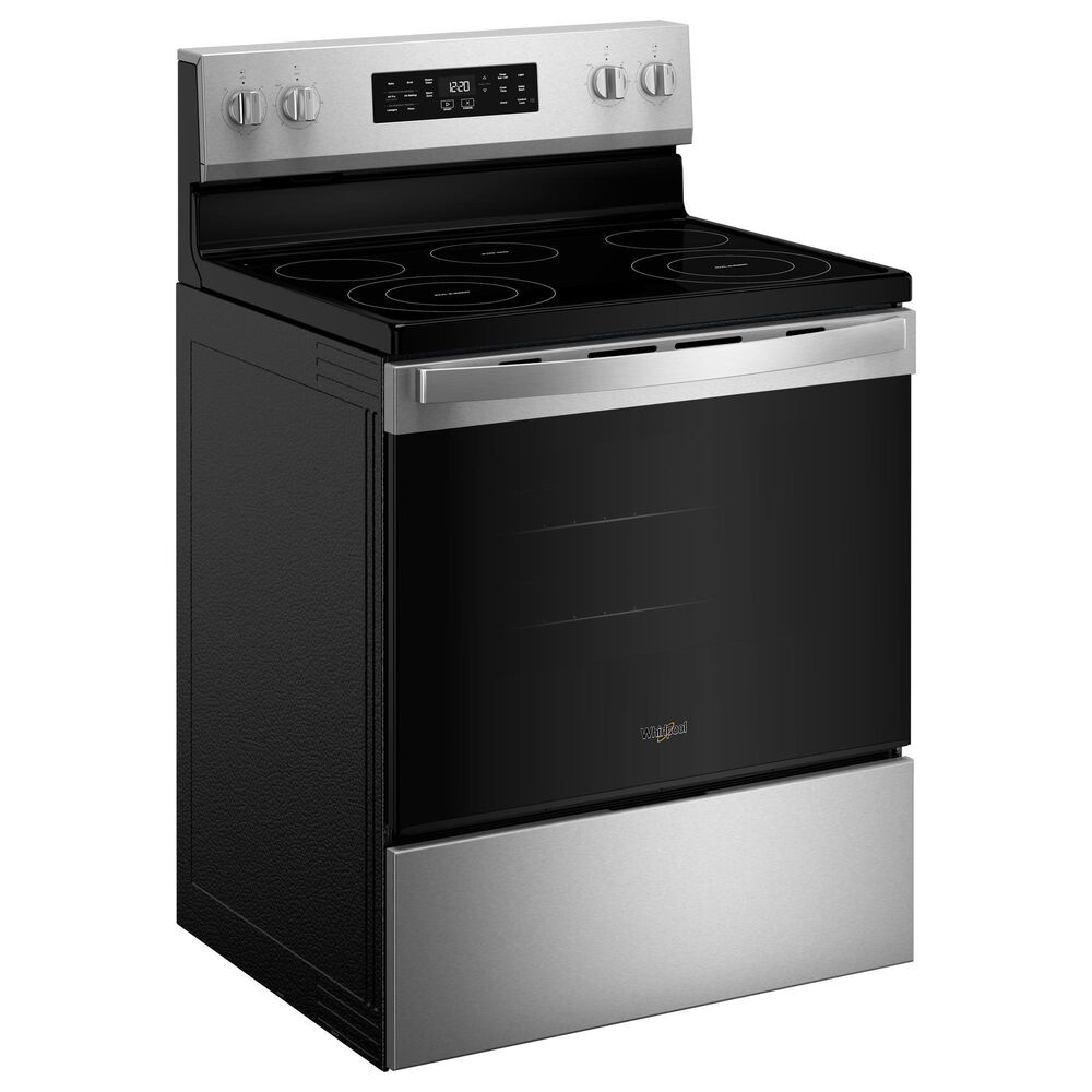 Whirlpool 5.3 Cu. Ft. Freestanding Electric Range in Stainless Steel, , large