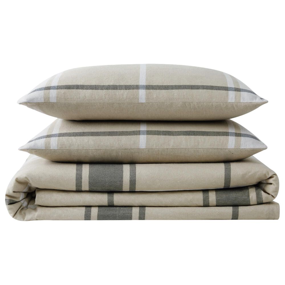 Pem America Truly Soft Preston 3-Piece King Comforter Set in Khaki, , large