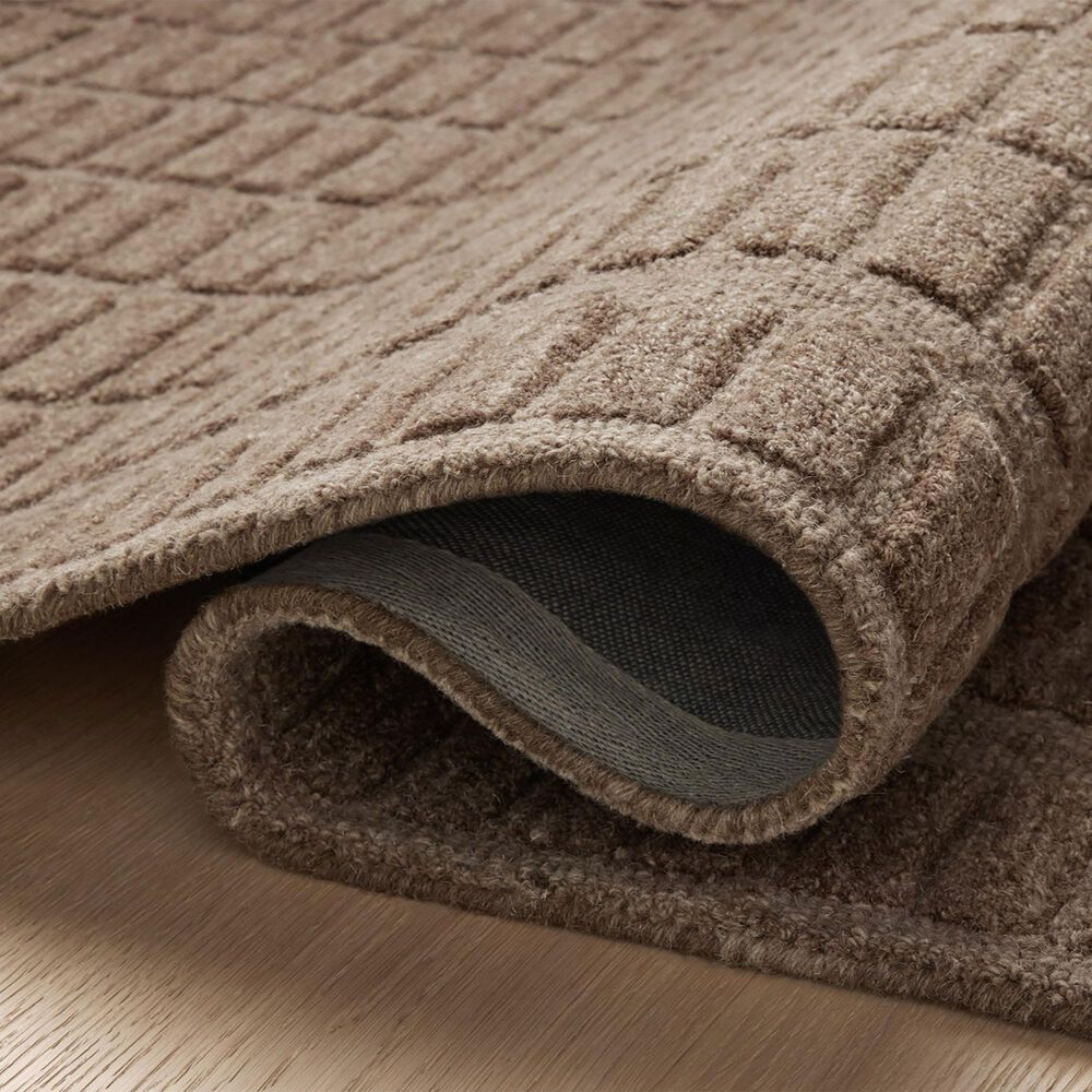 Chris Loves Julia x Loloi Bradley 5&#39; x 7&#39;6&quot; Cocoa Area Rug, , large