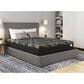 Hearth and Haven Diamond Matrix Copper Firm Hybrid Queen Mattress, , large