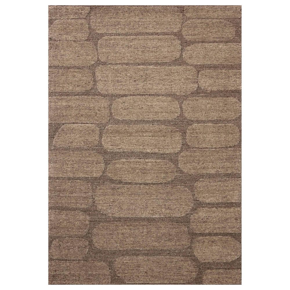 Loloi Hartley Brown and Taupe 9"3" x 13" Area Rug, , large
