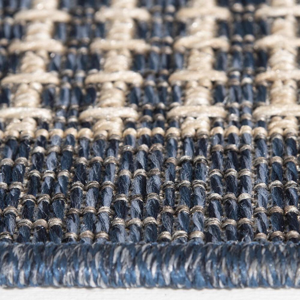Trisha Yearwood Rug Collection Gather Avola 5&#39;3&quot; x 7&#39;7&quot; Cobalt and Natural Area Performance Rug, , large