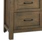 Eastern Shore Westfield Full Panel Platform Panel Bed and Nightstand in Harvest Brown, , large