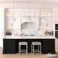 Hunter Wedgefield 1-Light Pendant in Brushed Nickel, , large