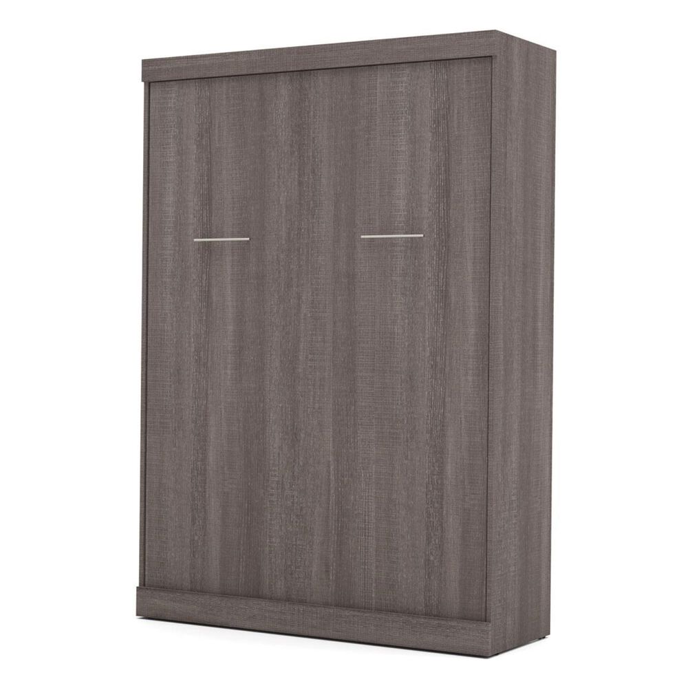 Bestar Nebula Full Wall Bed in Bark Grey, , large