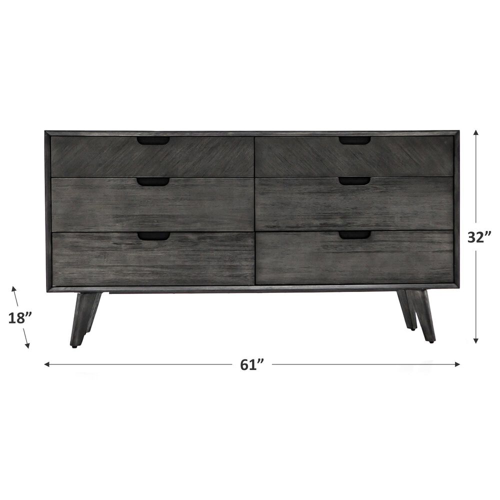 Blue River Mohave 6-Drawer Dresser in Tundra Gray, , large