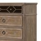 Furniture of America Lyris 5-Drawer Chest in Rustic Oak, , large