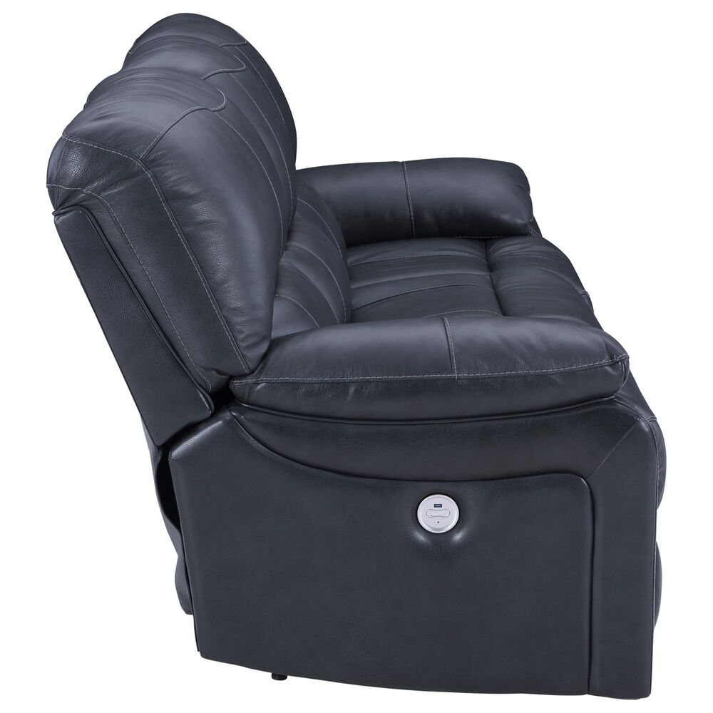 Ashley Leesworth Power Reclining Sofa in Ocean, , large