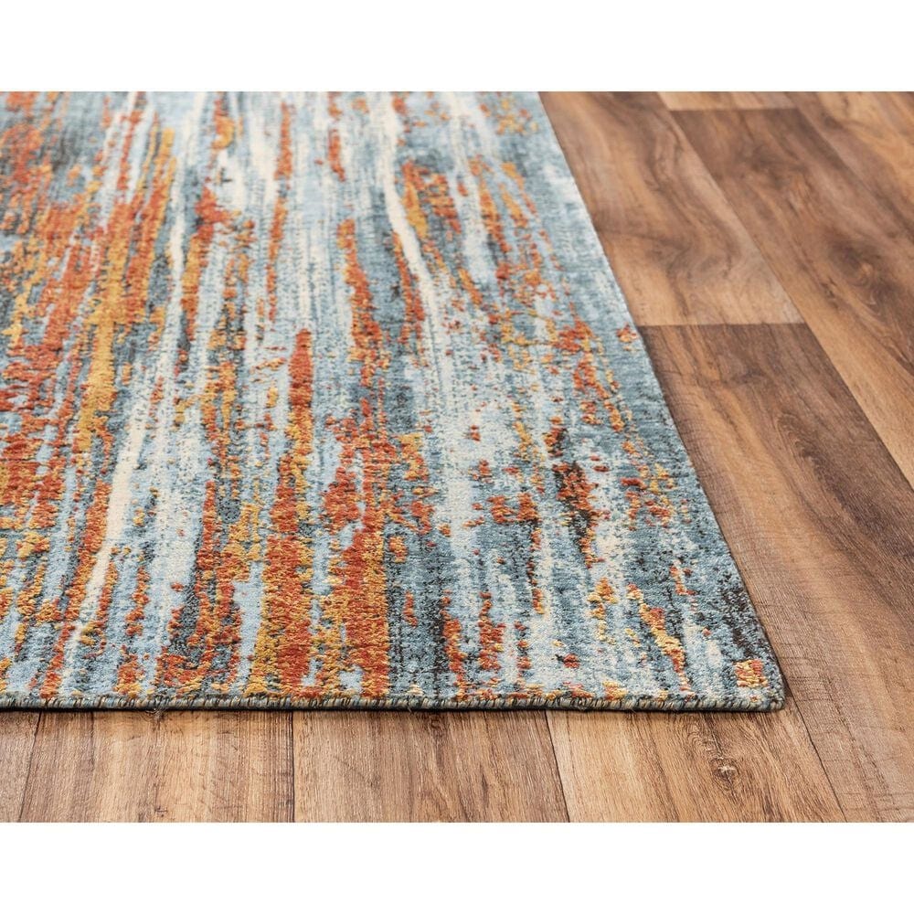 RIZZY Premier PMR103 5&#39; x 8&#39; Blue Area Rug, , large