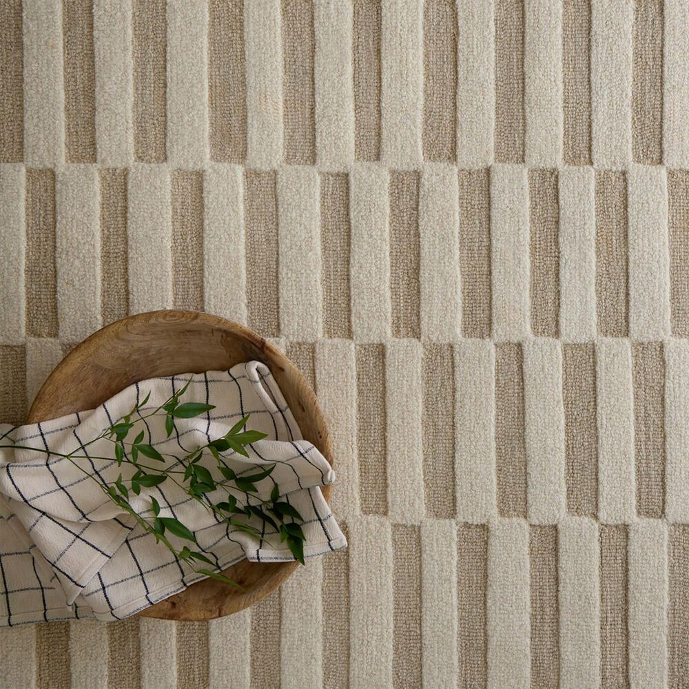 Chris Loves Julia x Loloi Bradley 5&#39; x 7&#39;6&quot; Ivory and Beige Area Rug, , large