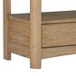 Simeon Collection Escape Queen Upholstered Platform Bed with 2 Nightstands in Natural Patina and Sandstone, , large