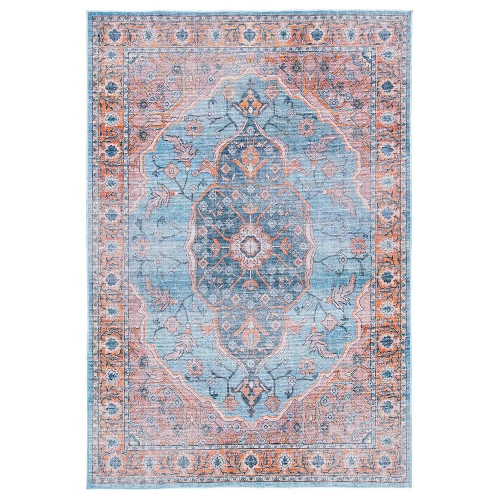 Safavieh Serapi 9" x 12" Blue and Orange Area Rug, , large