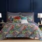 Levtex Night Garden 3-Piece Reversible Full/Queen Quilt Set in Navy, Red, Pink, Green, Ochre and White, , large