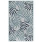 Nourison Garden Oasis Nature Blue 3" x 5" Indoor/Outdoor Area Rug, , large