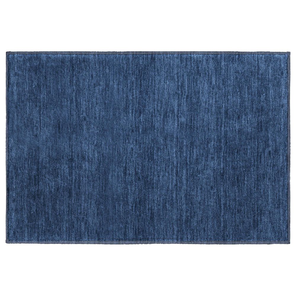 Dalyn Rug Company Soft Essentials Solid Navy 1"8" x 2"6" Area Rug, , large