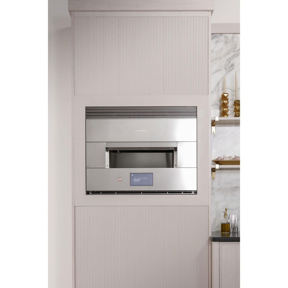 Monogram 30&quot; Smart Flush Hearth Electric Single Wall Oven in Stainless Steel, , large