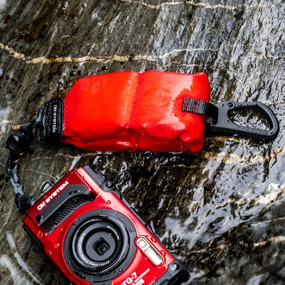 OM- System CHS-09 TG Floating Handstrap in Black and Red, , large