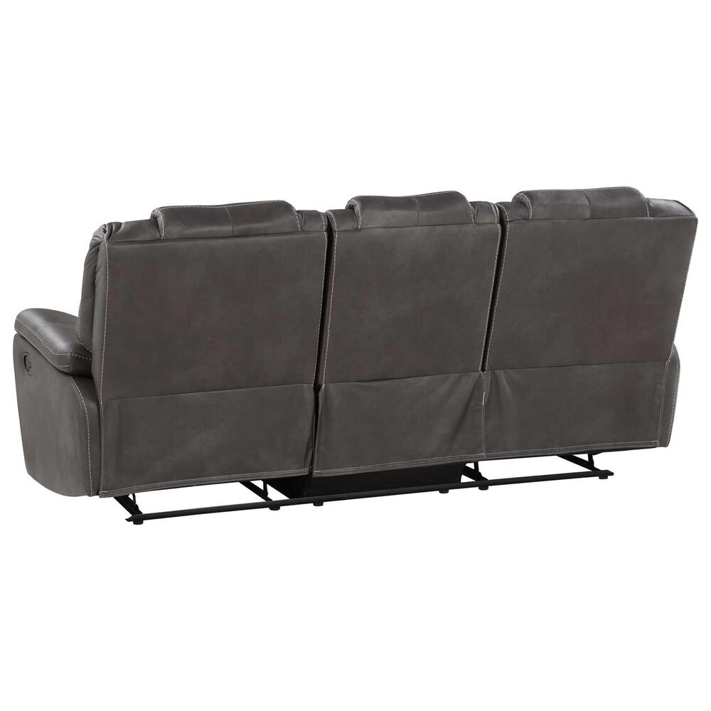 Steve Silver Katrine Manual Reclining Sofa in Charcoal, , large